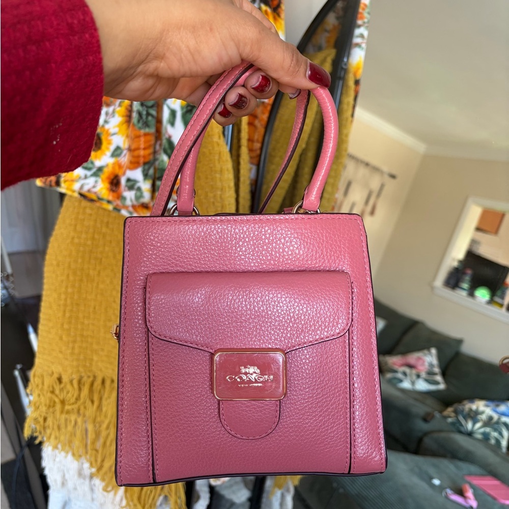 Coach Rose Mini Leather Bag